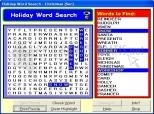 Holiday Word Search